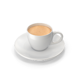 Раф с карамельным сиропом и шоколадом